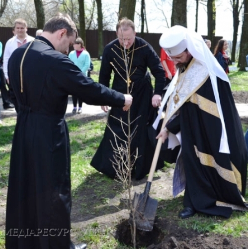 Глава УГКЦ Святослав і Блаженніший Любомир у заповіднику Тараса Шевченка посадили іменні дуби Глава УГКЦ Святослав і Блаженніший Любомир у заповіднику Тараса Шевченка посадили іменні дуби